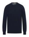Kangra Cashmere Kangra Man Sweater Navy Size 46 Wool, Cashmere