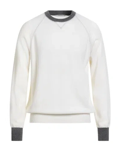 Kangra Cashmere Kangra Man Sweater Off White Size 46 Wool