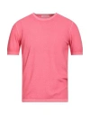 Kangra Cashmere Kangra Man Sweater Pink Size 36 Cotton, Polyamide