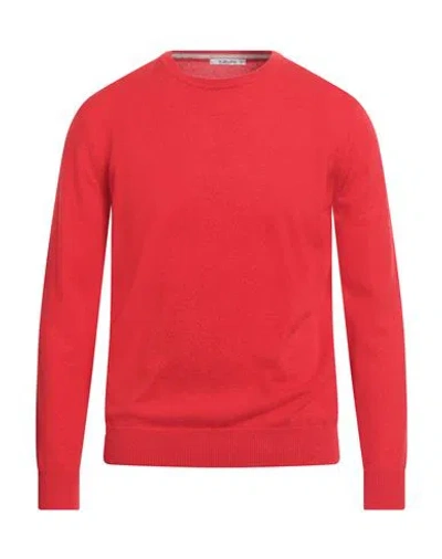 Kangra Cashmere Kangra Man Sweater Red Size 44 Cashmere