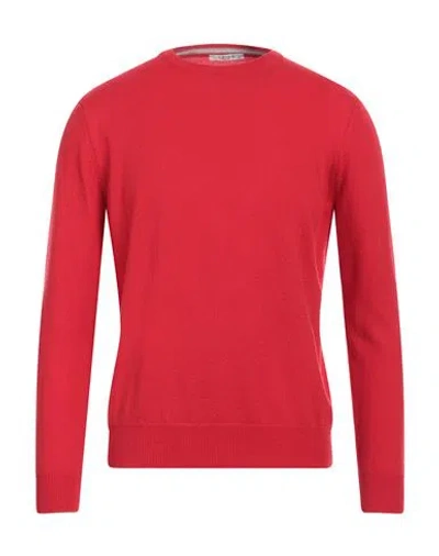Kangra Cashmere Kangra Man Sweater Red Size 40 Cashmere