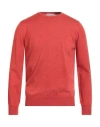 Kangra Cashmere Kangra Man Sweater Rust Size 38 Wool