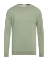 Kangra Cashmere Kangra Man Sweater Light Green Size 48 Cashmere In Sage Green