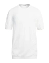 Kangra Cashmere Kangra Man Sweater White Size 42 Cotton In White