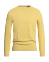Kangra Cashmere Kangra Man Sweater Yellow Size 44 Wool