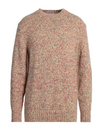 Kangra Cashmere Kangra Man Sweater Yellow Size 46 Cotton, Alpaca Wool, Polyamide, Polyester In Neutral