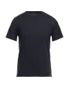 Kangra Cashmere Kangra Man T-shirt Midnight Blue Size 36 Cotton