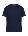Kangra Cashmere Kangra Man T-shirt Midnight Blue Size 42 Cotton
