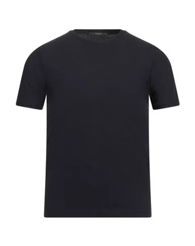 Kangra Cashmere Kangra Man T-shirt Navy Size 44 Cotton