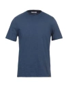 Kangra Cashmere Kangra Man T-shirt Navy Size 46 Cotton