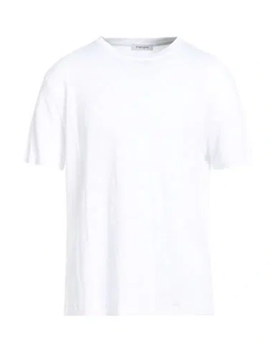 Kangra Cashmere Kangra Man T-shirt White Size 40 Linen