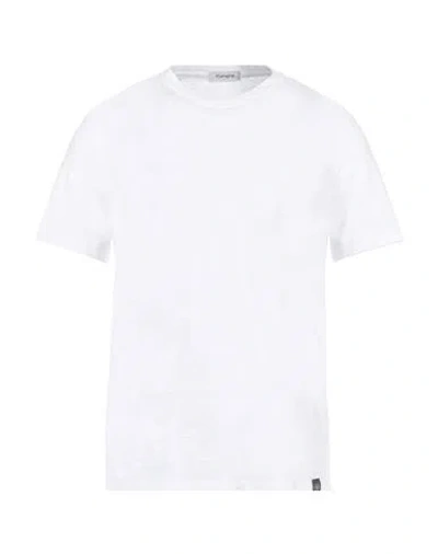 Kangra Cashmere Kangra Man T-shirt White Size 42 Cotton In White