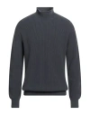 Kangra Cashmere Kangra Man Turtleneck Lead Size 44 Merino Wool In Gray