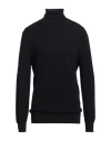 Kangra Cashmere Kangra Man Turtleneck Midnight Blue Size 44 Wool