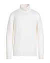 Kangra Cashmere Kangra Man Turtleneck Off White Size 48 Wool