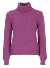 KANGRA CASHMERE KANGRA SWEATERS PURPLE