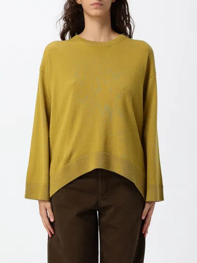 Kangra Cashmere Kangra Slim Fit Pure Wool Crewneck Jumper In Mustard