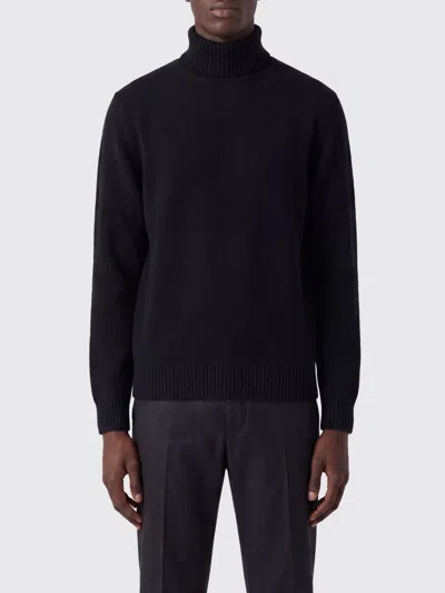 Kangra Cashmere Kangra Wool-cashmere Blend Turtleneck Sweater In Blue