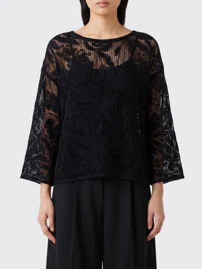 Kangra Cashmere Kangra Sweater Woman In Black