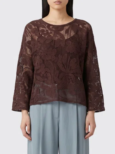 Kangra Cashmere Kangra Sweater Woman In Brown