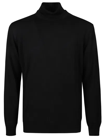 Kangra Cashmere Kangra Turtleneck Sweather In Black