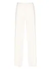 Kangra Cashmere Kangra White Viscose Pants In White