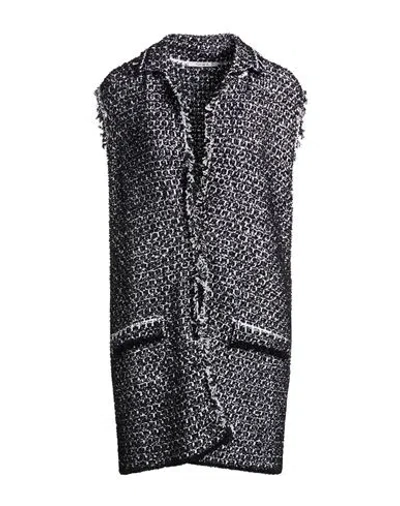 Kangra Cashmere Kangra Woman Blazer Black Size 8 Cotton, Polyamide