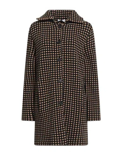 Kangra Cashmere Kangra Woman Coat Camel Size 6 Wool In Brown