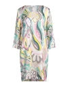 Kangra Cashmere Kangra Woman Mini Dress Pink Size 6 Viscose, Elastane In Pink