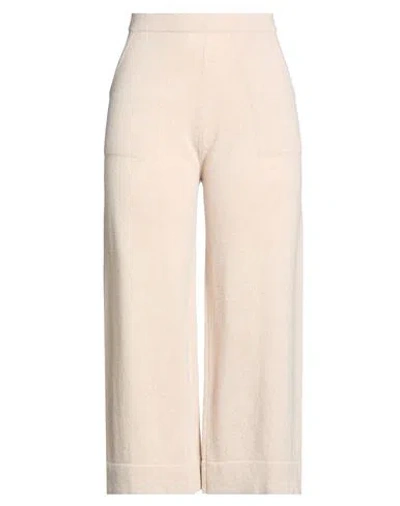 Kangra Cashmere Kangra Woman Pants Beige Size 10 Cashmere, Wool In Brown