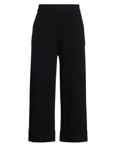 Kangra Cashmere Kangra Woman Pants Black Size 8 Cashmere, Wool