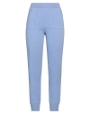 Kangra Cashmere Kangra Woman Pants Sky Blue Size 6 Cotton