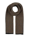 Kangra Cashmere Kangra Woman Scarf Camel Size - Wool In Multi