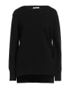 Kangra Cashmere Kangra Woman Sweater Black Size 8 Cashmere, Wool