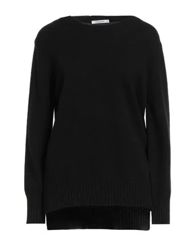 Kangra Cashmere Kangra Woman Sweater Black Size 8 Cashmere, Wool