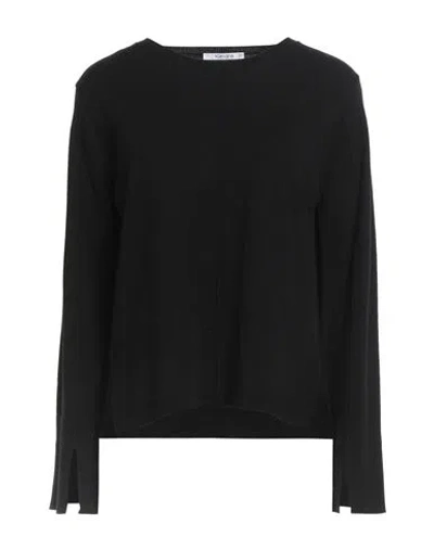 Kangra Cashmere Kangra Woman Sweater Black Size 8 Wool, Cashmere