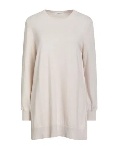 Kangra Cashmere Kangra Woman Sweater Cream Size 8 Wool, Silk, Cashmere In White