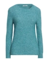 Kangra Cashmere Kangra Woman Sweater Emerald Green Size 10 Alpaca Wool, Cotton, Polyamide, Wool, Elastane