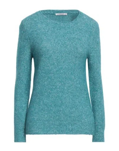 Kangra Cashmere Kangra Woman Sweater Emerald Green Size 10 Alpaca Wool, Cotton, Polyamide, Wool, Elastane