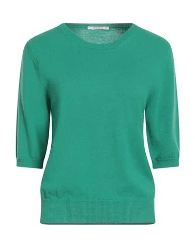 Kangra Cashmere Kangra Woman Sweater Emerald Green Size 10 Wool, Cashmere