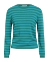 Kangra Cashmere Kangra Woman Sweater Green Size 6 Cashmere In Blue