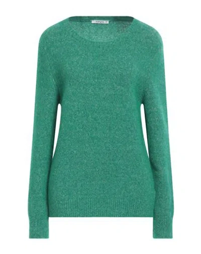 Kangra Cashmere Kangra Woman Sweater Green Size 8 Alpaca Wool, Cotton, Polyamide, Wool, Elastane