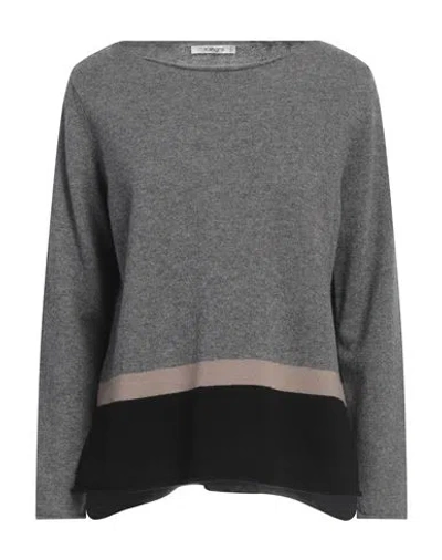 Kangra Cashmere Kangra Woman Sweater Grey Size 6 Cashmere