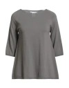 Kangra Cashmere Kangra Woman Sweater Grey Size 6 Cotton In Gray