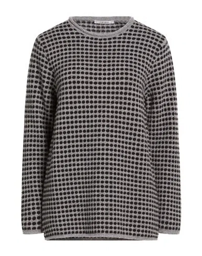 Kangra Cashmere Kangra Woman Sweater Grey Size 6 Wool In Gray