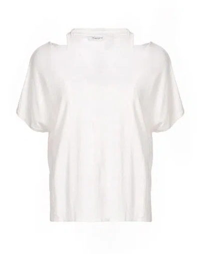 Kangra Cashmere Kangra Woman Sweater Ivory Size 6 Linen In White