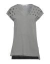 Kangra Cashmere Kangra Woman Sweater Lead Size 12 Cotton In Grey