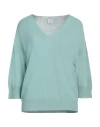 Kangra Cashmere Kangra Woman Sweater Light Green Size 14 Cotton