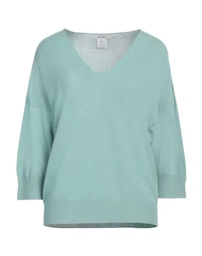 Kangra Cashmere Kangra Woman Sweater Light Green Size 14 Cotton