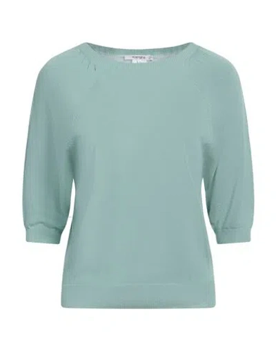 Kangra Cashmere Kangra Woman Sweater Light Green Size 4 Cotton